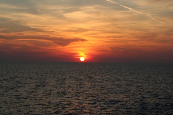 sunset on biscay