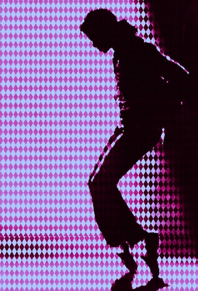 Michael Jackson with Square Print