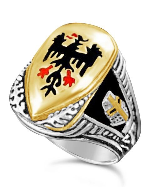 Teutonic shield ring