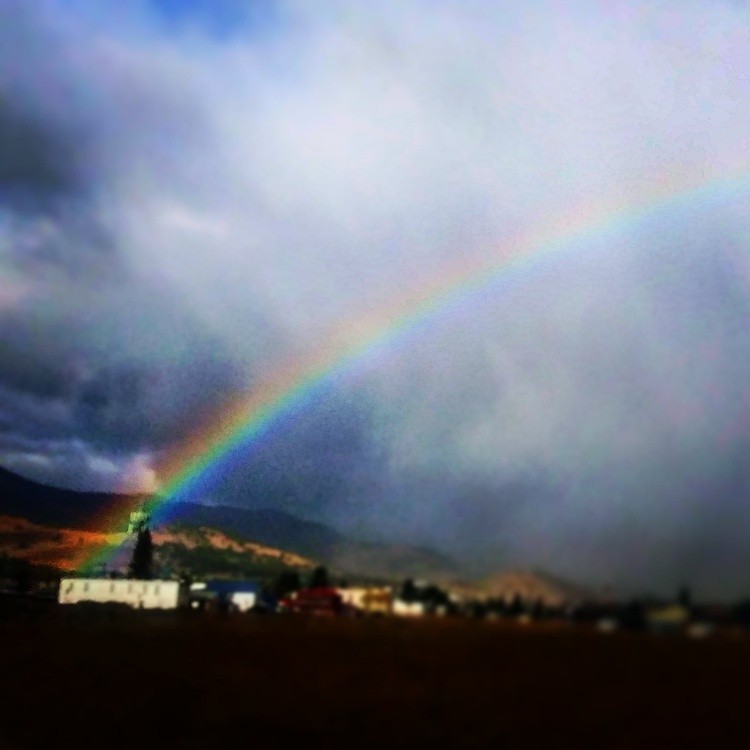 Left side of rainbow