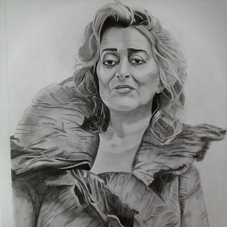 Zaha Hadid portrait....