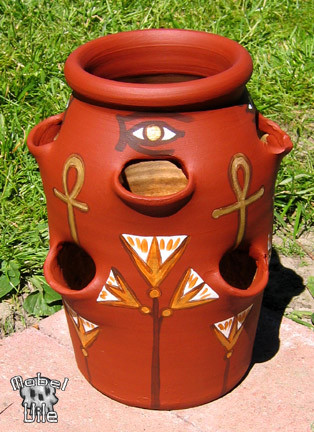 Egyptian Style Strawberry Pot