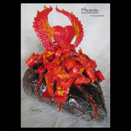 Phoenix FieryRebirth Sculpture