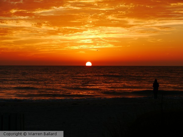 Sunset on the Gulf, 1/2/2014
