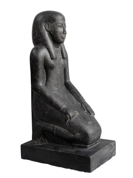 Egyptian granite sculpture of woman