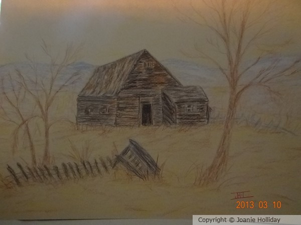 SECOND COLORED PENCIL-LANDSCAPE