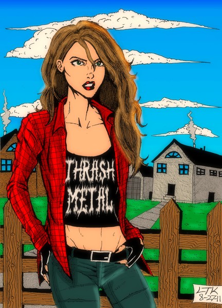 Heavy Metal Country Chick