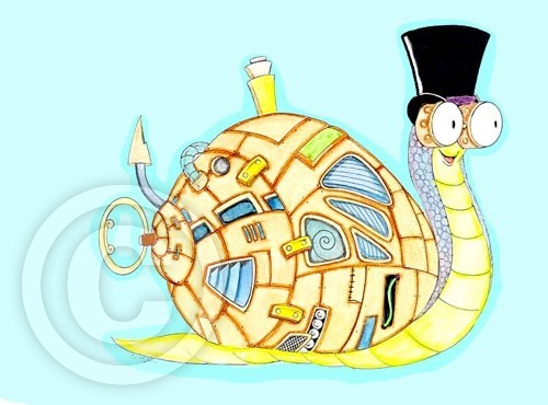 Steampunk Snail