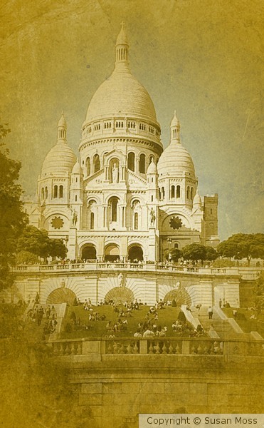 Vintage Sacre Coeur Montmartre