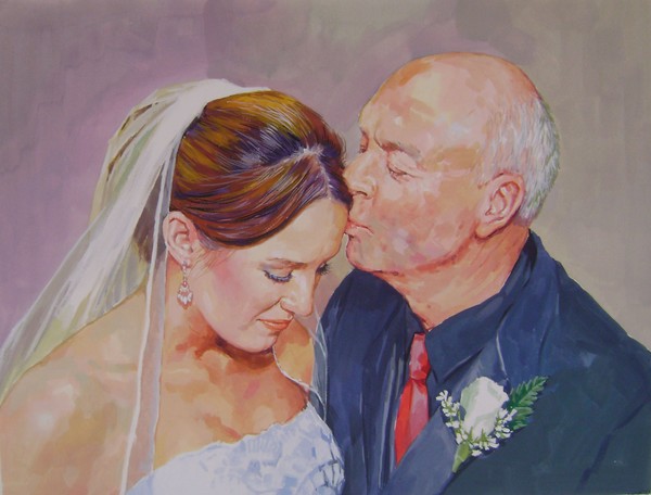 Wedding Portraits Painting | Portrait from photo