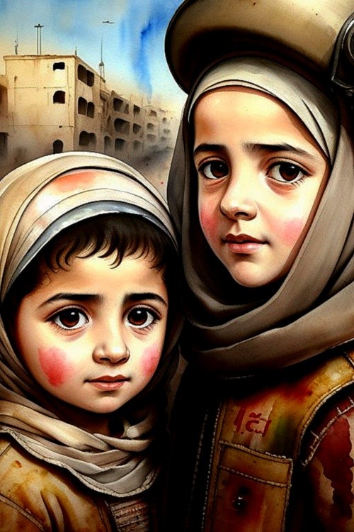 CHILDREN OF WAR (CIVIL WAR) SYRIA