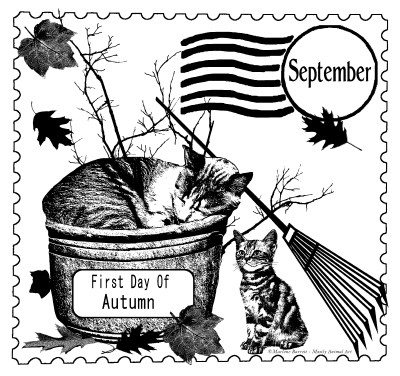 September Rubber Stamp Design
