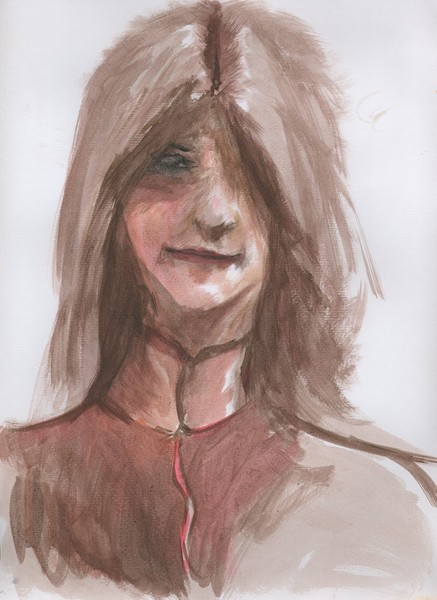 Female person in Watercolor