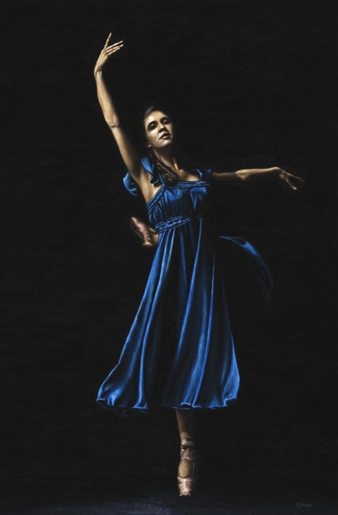 Graceful Dancer in Blue