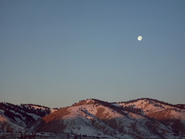 Rocky Mountain moon