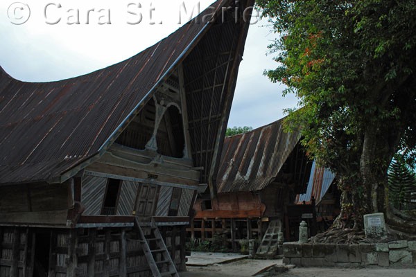 Batak Houses on Lake Toba