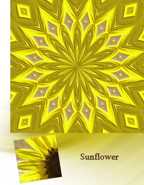 Summer Snowflakes Series-Sunflower
