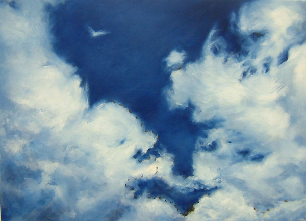 Game on the Cloud 60.5×80cm 2005