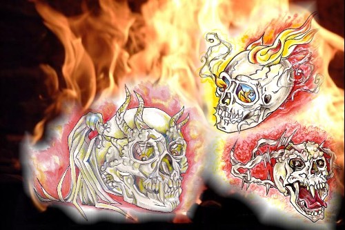 Flamin' Hot Skulls