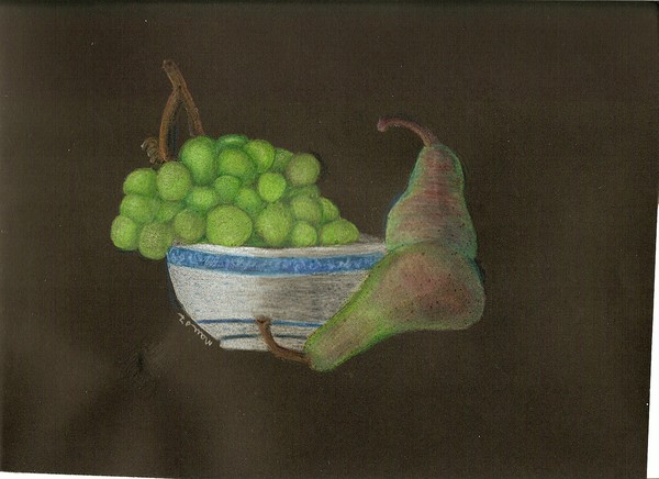 Grapes and Bowl