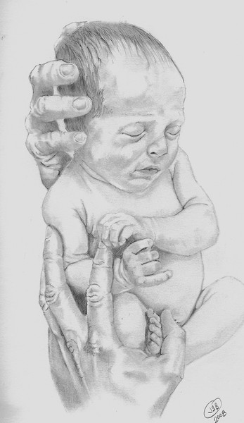 Infant in Hands 2