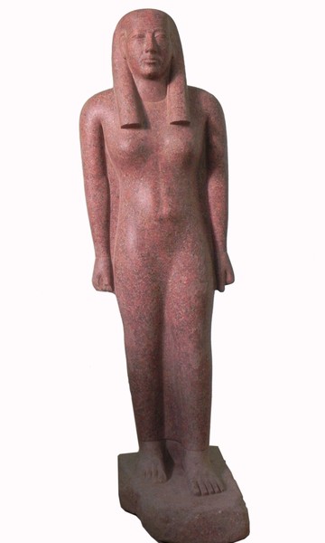 Granite Egyptian sculpture of standing man