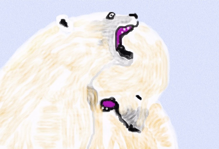 Polar4 Bears in Battle (O792)