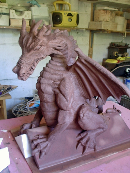 Clay Dragon roof tile