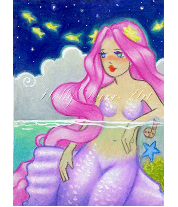 mermaid 5 (ACEO)