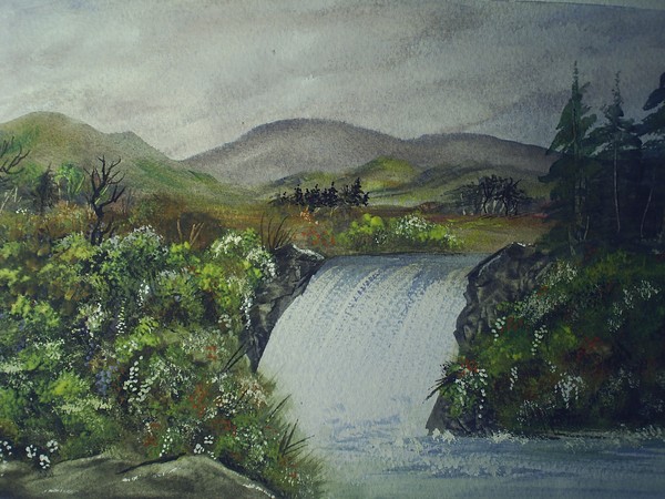 country waterfall