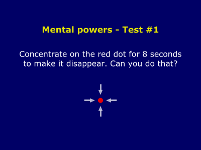 Mental Powers - Test #1