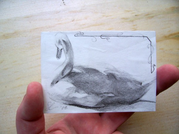 Swan. ACEO/ACT.