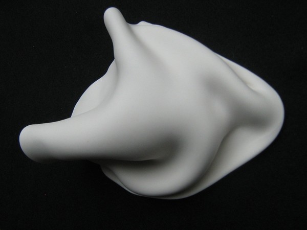 Organic abstraction in porcelain 1