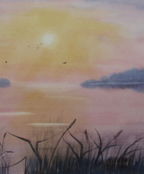 watercolor landscape 663