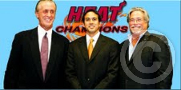 MIAMI HEAT 2013 ARISON, RILEY, SPOELSTRA by DON HA