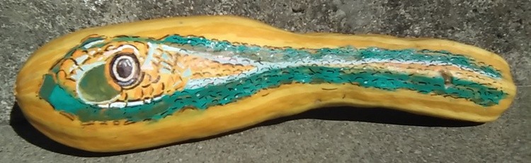 SF Garter Snake Gourd Painting