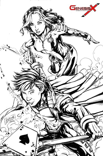 Gambit and Rogue 