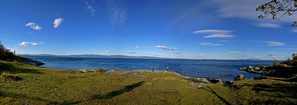 Autumn mood at the Trondheim Fjord