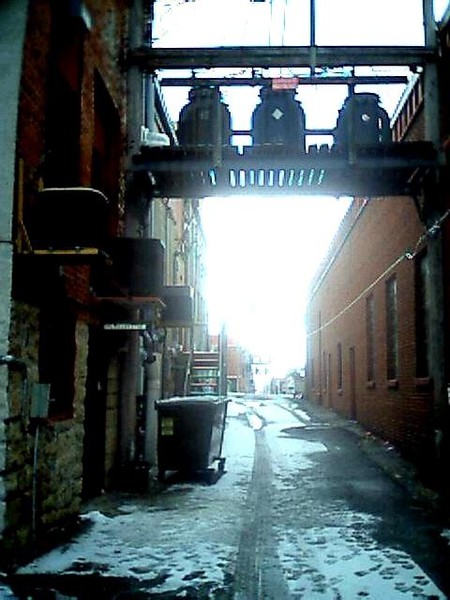 the alley