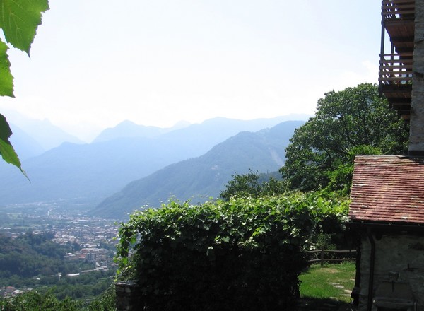 Chiavenna from Crana