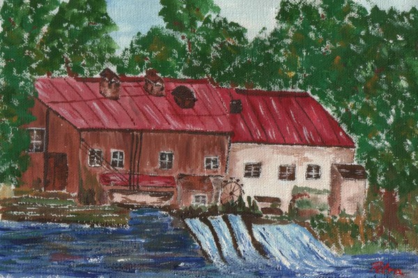 Mühle am Wasser (mill at the water-side)