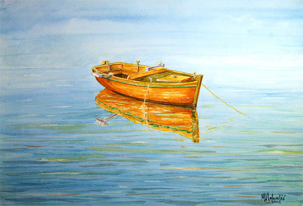 Lonely boat 5