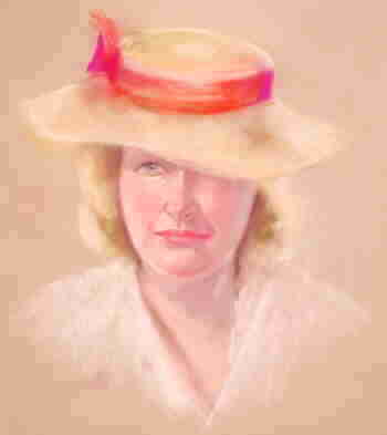 The Woman with the Red Hat Band