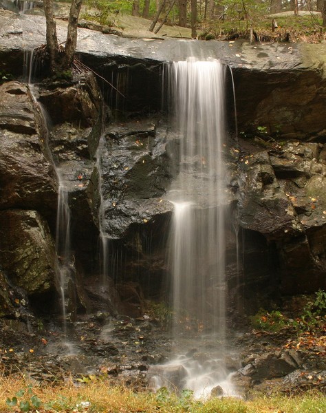 Waterfall down road from Appalachian Trail