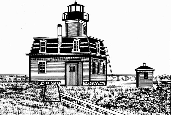Rhode Island pomham lighthouses