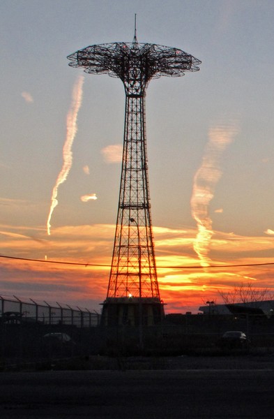 Parachute Jump Coney Island Sunset
