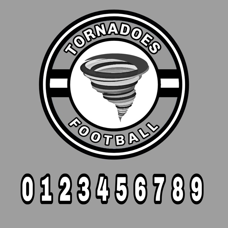 Tornadoes Logo with numbers 