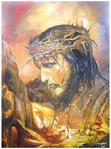 Christ - oil on canvas