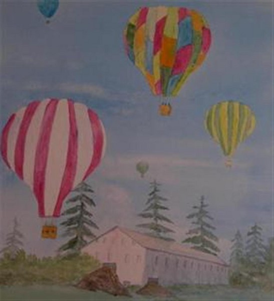 Balloons Over Martin Chicken House