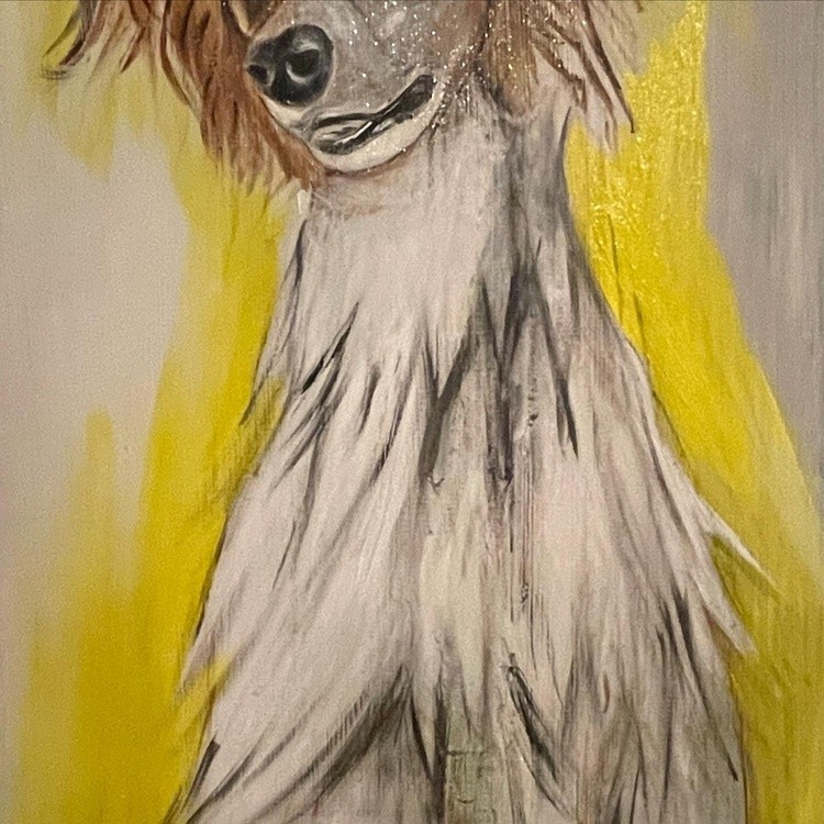 Work in process - Spike painteddog acryllicpainting  art artwork artist artofinstagram artistic arti